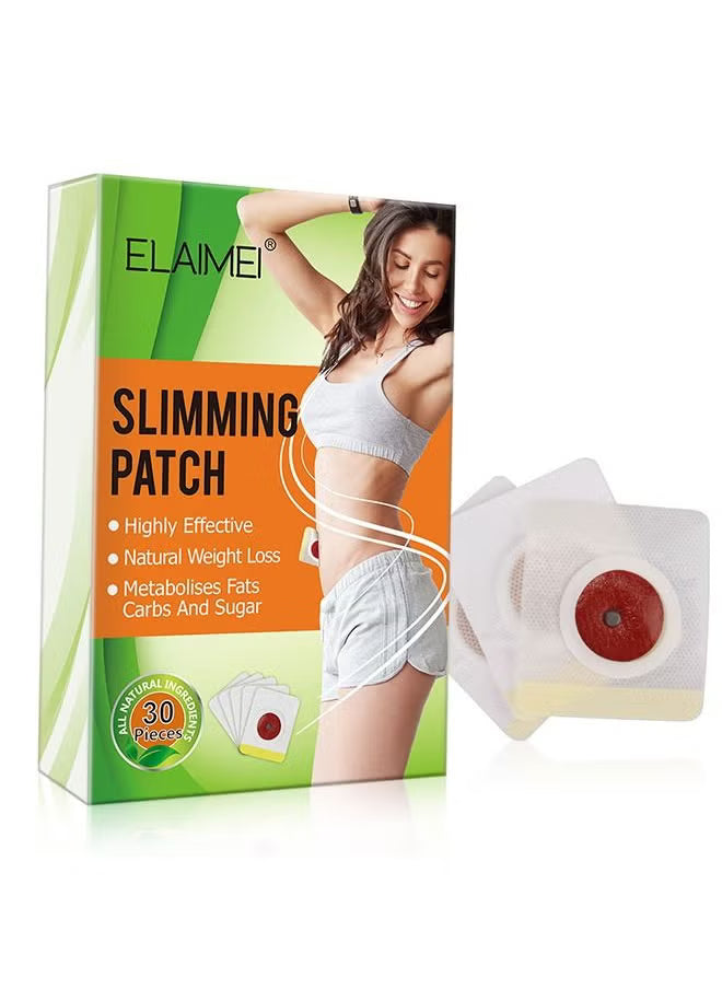30Pcs Slimming Belly Patches β Natural Fat Burning Navel Stickers for Weight Loss & Body Shaping