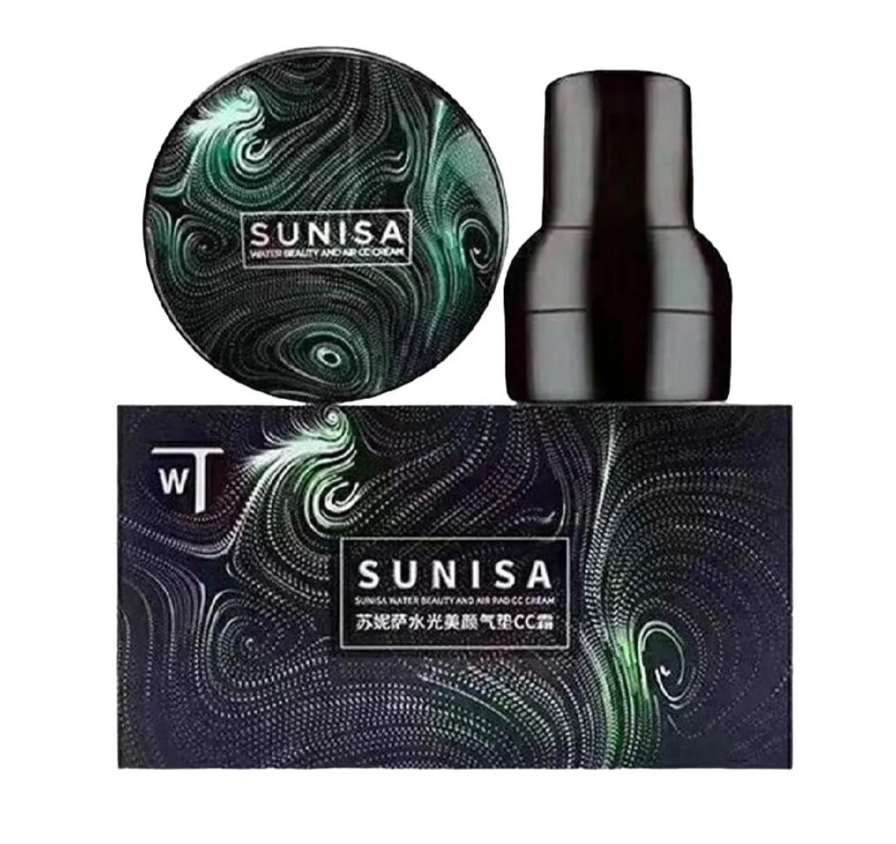 Sunisa 3 In 1 Air Cushion Cc And Bb Cream Waterproof Foundation Cream