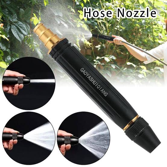 Water pressure noozle Metal Body, High Pressure Metal Adjustable Nozzle Water Spray Gun For Car Wash And Home Gardening Tool