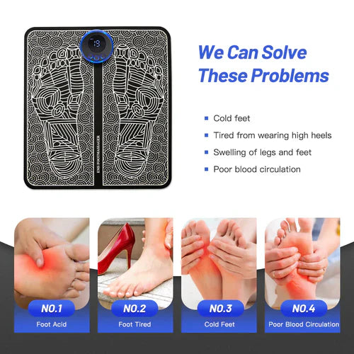 EMS Foot Massager Relax Stiffness Muscles Foot Pain Relief