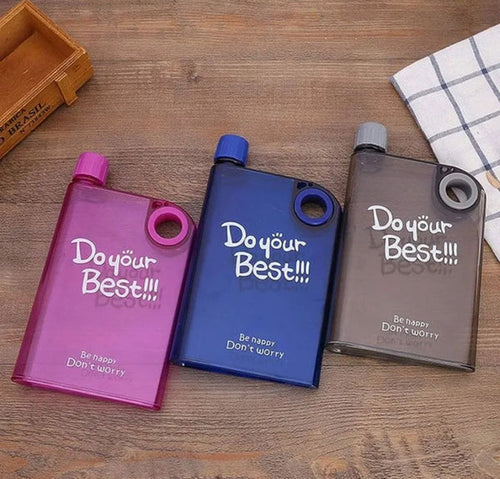 NoteBook Style Portable Water Bottle