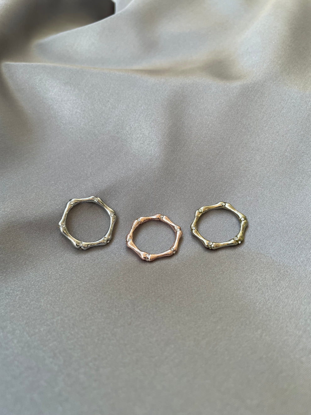 Golden snake ring
