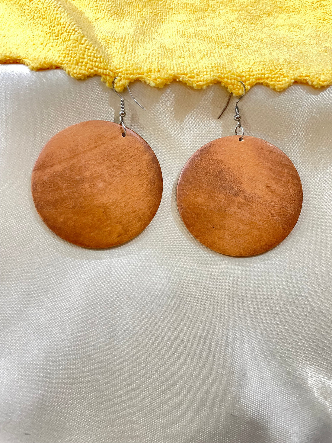 Wood Geometric Lightweight Earring