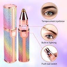 BLAWLESS Rechargeable 2 in 1 Eyebrow Trimmer and Facial Hair remover Trimmer Shaver For Ladies / Women