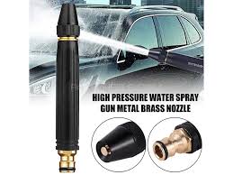Water pressure noozle Metal Body, High Pressure Metal Adjustable Nozzle Water Spray Gun For Car Wash And Home Gardening Tool