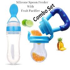 2 in 1 Silicon Pacifier and Spoon Feeder
