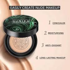 Sunisa 3 In 1 Air Cushion Cc And Bb Cream Waterproof Foundation Cream