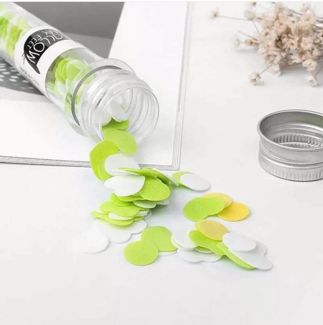 Silver Cap with *Fragrance Tube Packing Flower Paper Soap , Scented Flower Paper Soap Bottle , Fruit Paper Soap, Scented Tube Soap, Tube Paper Soap With Metal Cap, Hand Paper Soap(Pack Of 3)