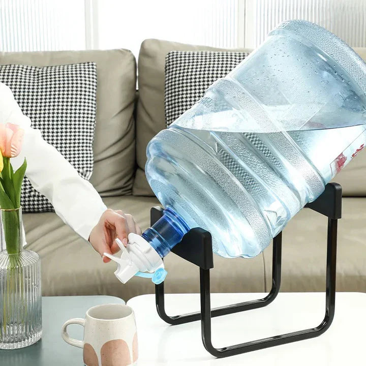 Water Bottle Metal stand WITH WATER TAP, Water Dispenser Stand With Tap