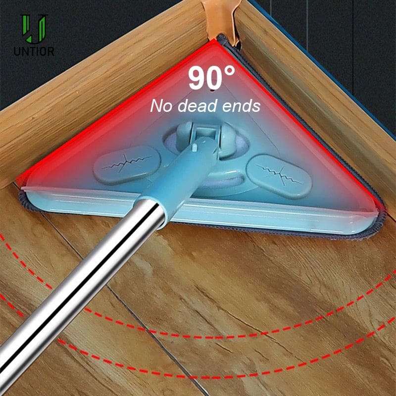 Triangle Twister Mop 360° Rotating Mop Triangular mop head easy cleaning Automatically twisting water