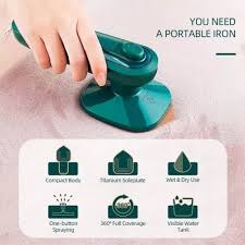 Steam iron Portable Mini Electric Handheld Steamer for Clothes Mini Ironing Machine