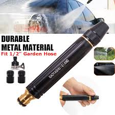 Water pressure noozle Metal Body, High Pressure Metal Adjustable Nozzle Water Spray Gun For Car Wash And Home Gardening Tool