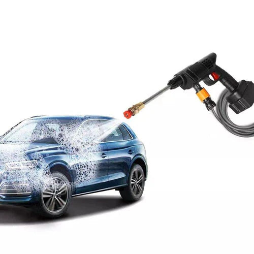 MRD Portable Powerful High Pressure 48v Lithium Cordless Wireless Car Wash Water Jet Foam Gun Car Washer with 1 Battery & 1 Charger