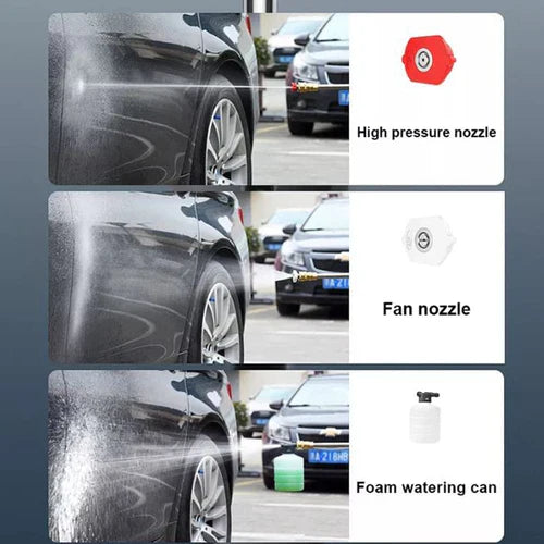 MRD Portable Powerful High Pressure 48v Lithium Cordless Wireless Car Wash Water Jet Foam Gun Car Washer with 1 Battery & 1 Charger