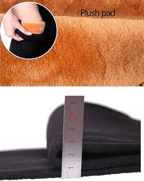 Winter Warm Knee Pads for Men And Women - Wool Material, Hand Washable, Elastic, No Feathers (Pair)
