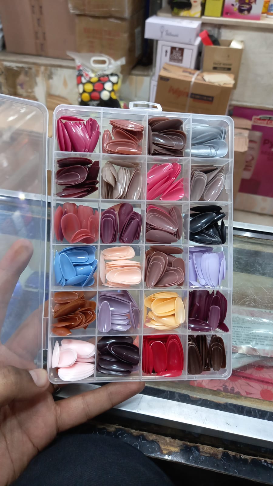 24 Sets Nails Tray (576 Pcs)