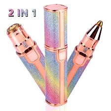 BLAWLESS Rechargeable 2 in 1 Eyebrow Trimmer and Facial Hair remover Trimmer Shaver For Ladies / Women